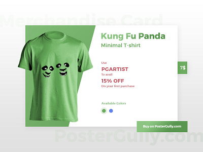 Kung Fu Panda 3 Merchandise dailyui kung fu panda product card