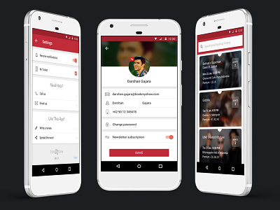 BookMyShow App (Indonesia) – Profile android app design bookmyshow history indonesia ios material design profile settings ui ux