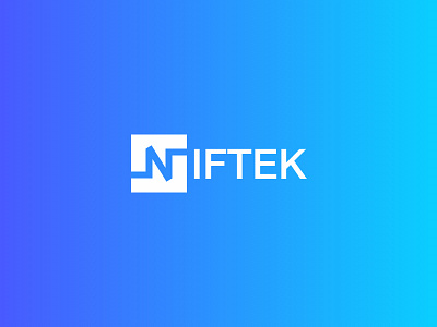 Niftek Logo (Unused) branding gradient graphics logo negative space