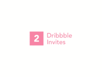 2 Dribbble Invites Giveaway