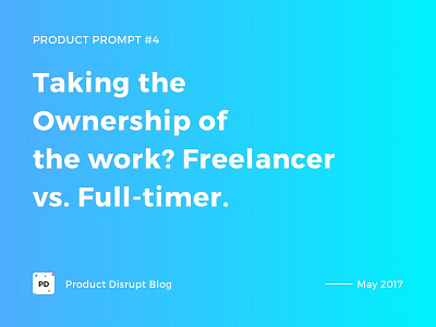 Product Prompt #4 on Product Disrupt Blog