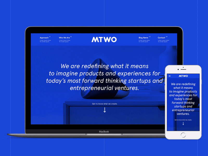 MTWO agency behance design interaction mobile presentation style guide website