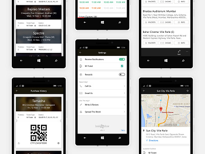 BookMyShow UWP – Settings & More…