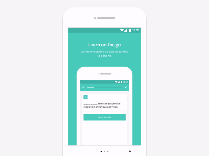 Quill App Walkthrough by Darshan Gajara on Dribbble