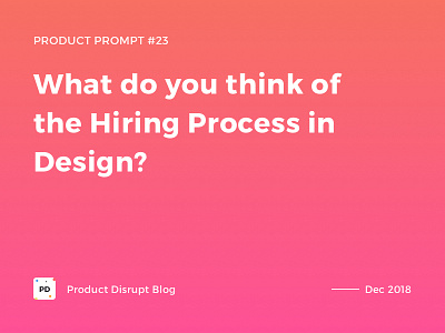 Product Prompt #23 on Product Disrupt Blog