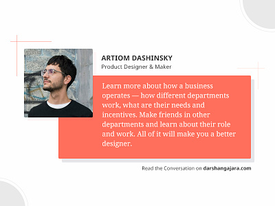 A Conversation with Artiom Dashinsky advice blog conversation graphic interview product design promotion quote side projects wework