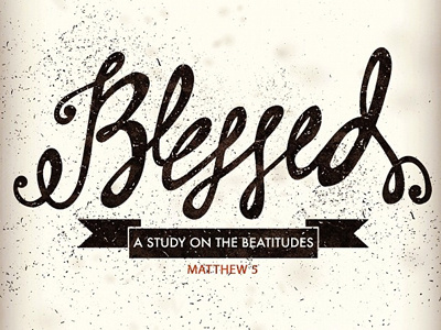 Blessed blessed hand lettering lettering sermon series