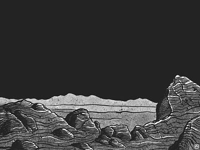 The Moon black and white desktop halftone illustration landscape texture the moon wallpaper wallpaper design