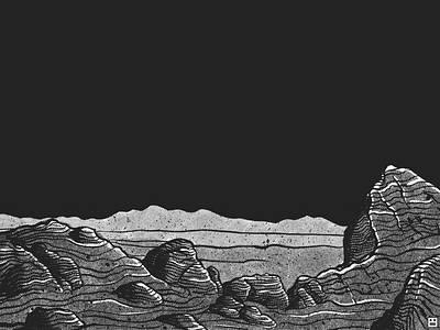 The Moon black and white desktop halftone illustration landscape texture the moon wallpaper wallpaper design