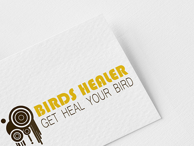 Birds Healer Logo branding design graphic design icon illustration logo mockup