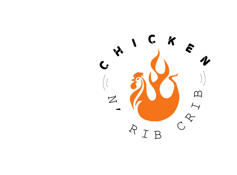 Chicken N Rib Crib logo by Mahadi Hasan Alamin on Dribbble