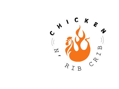 Chicken N Rib Crib logo branding design graphic design icon illustration logo mockup