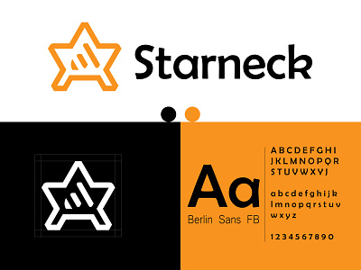 Starneck Logo Branding 3d branding business card cover photo design graphic design icon illustration illustrator logo logo design mahadi11alamin@gmail.com minimal mockup poster thumbnail typography vector