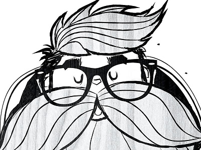So hipster beard beard black white design draw hipster wam099 wamdesign wood
