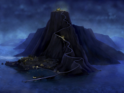 Deep in the Caribbean - Mêlée Island digital drawing digital painting fanart illu illustration lucasarts monkey island retrogame