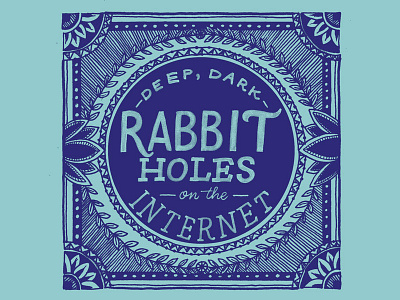 20 : internet rabbit holes! handlettering lettering thirty days of thankfulness