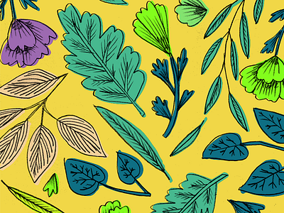 botanical pattern experiment no. 8,483 pattern