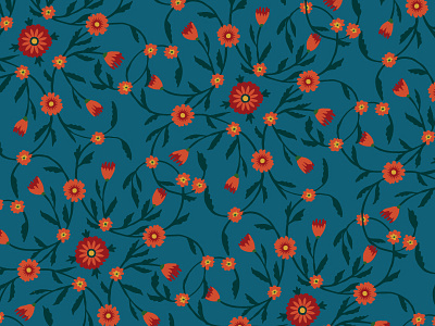 turkish delight no. 5 floral pattern