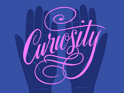 curiosity lettering