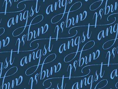 whole lotta angst lettering pattern