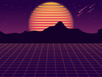 Retro background design illustration vector
