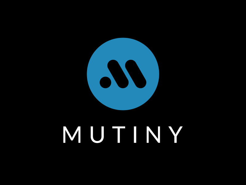 Mutiny Logo Animation animation circle icon logo m mark