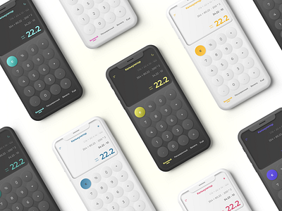 Calculator + styles app design graphic design icon illustration ui ux vector