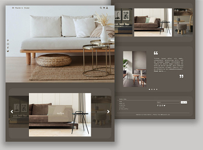 Interior Design Website branding design graphic design ui