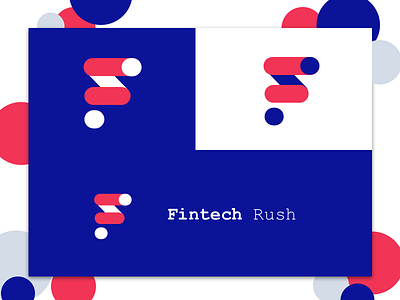 Fintech Rush Logo Design fintech