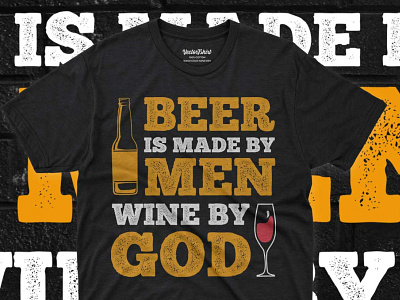 Funny beer t-shirt design