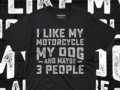 Motorcycle lover t-shirt design dog dog tshirt design motorcycle motorcycle t shirt design pod design tshirt design typography