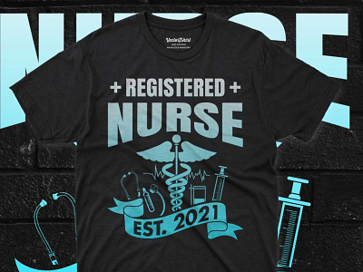 Nurse t-shirt design nurse nurse tshirt design pod designer typography
