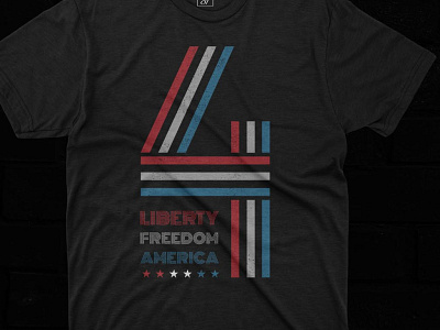 LIBERTY FREEDOM AMERICA, 4th OF JULY DESIGN adobe illustrator graphic design typography united states of america