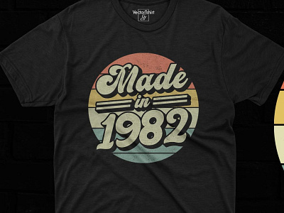1982 Birthday t-shirt design teedesign