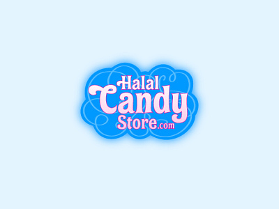 Halal Candy Store brand branding candy candy store colourful design graphic design graphics halal candy logo logo design muslim
