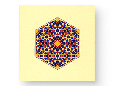 Islamic Pattern card design creative design geometric graphic design islamic moroccan pattern print tile