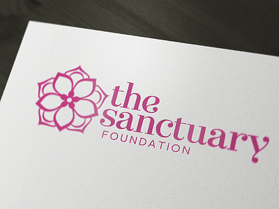 The Sanctuary Foundation brand branding creative design draw drawing graphic design healing logo logo design logo type meditation