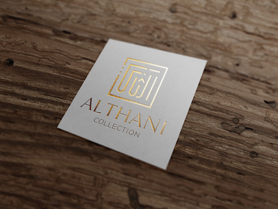 Al Thani Collection Logo arabic brand branding calligraphy exhibition graphic design islamic art logo logo design logo mark logo type va museum