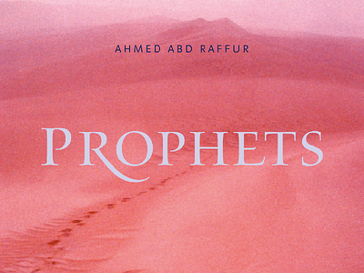 Prophets album album cover art cover art creative design graphic design music prayer songs print prophet typography