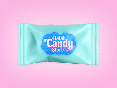 Halal Candy brand branding candy candy store design graphic design halal candy logo logo mark logo type packaging sweets