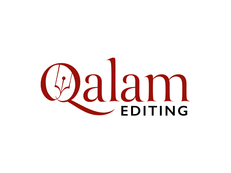 Qalam Editing Logo logo mark logo type pencil reed qalam consultancy publishing logo branding brand design creative