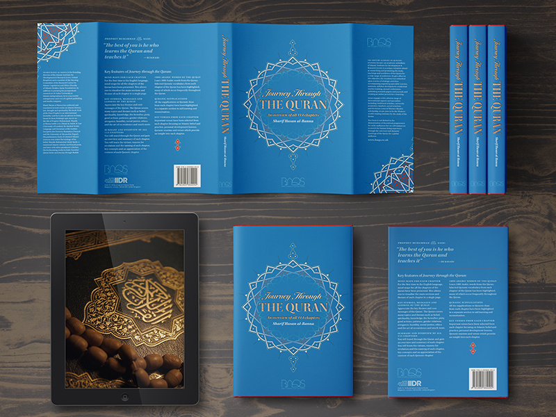 Journey Through The Quran education islam muslim quran typography books art coverdesign bookcover print design creative inspiraldesign