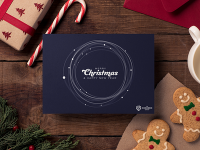 Corporate Christmas Card, 2020 branding christmas card design graphic design postcard