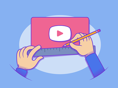 How Long Should Explainer Video be? blog illustration design icon illustration minimal vector video video editing