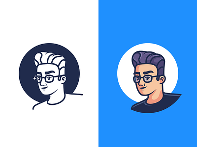 Self Portrait (100% Illustrated) avatar avatar design character character illustration icon illustration minimal vector