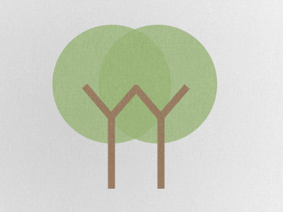 Community Garden green illustration logo trees