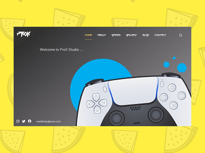 ProX - Concept of Gamer's Hub application product design ui ui design ui web ux ux design ux web web web application website