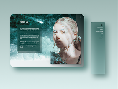 UI UX Design - Skincare Website aqua blue design figma inspiration products skincare ui uidesign ux uxdesign webdesign