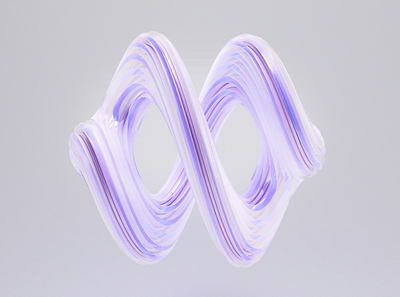 3D Render Abstract 3d 3dmodel 3drender abstract art blender blender3d design light purple shape