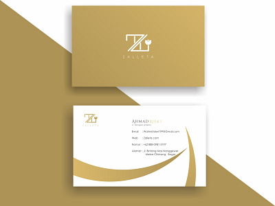 Card name zalleta branding graphic design